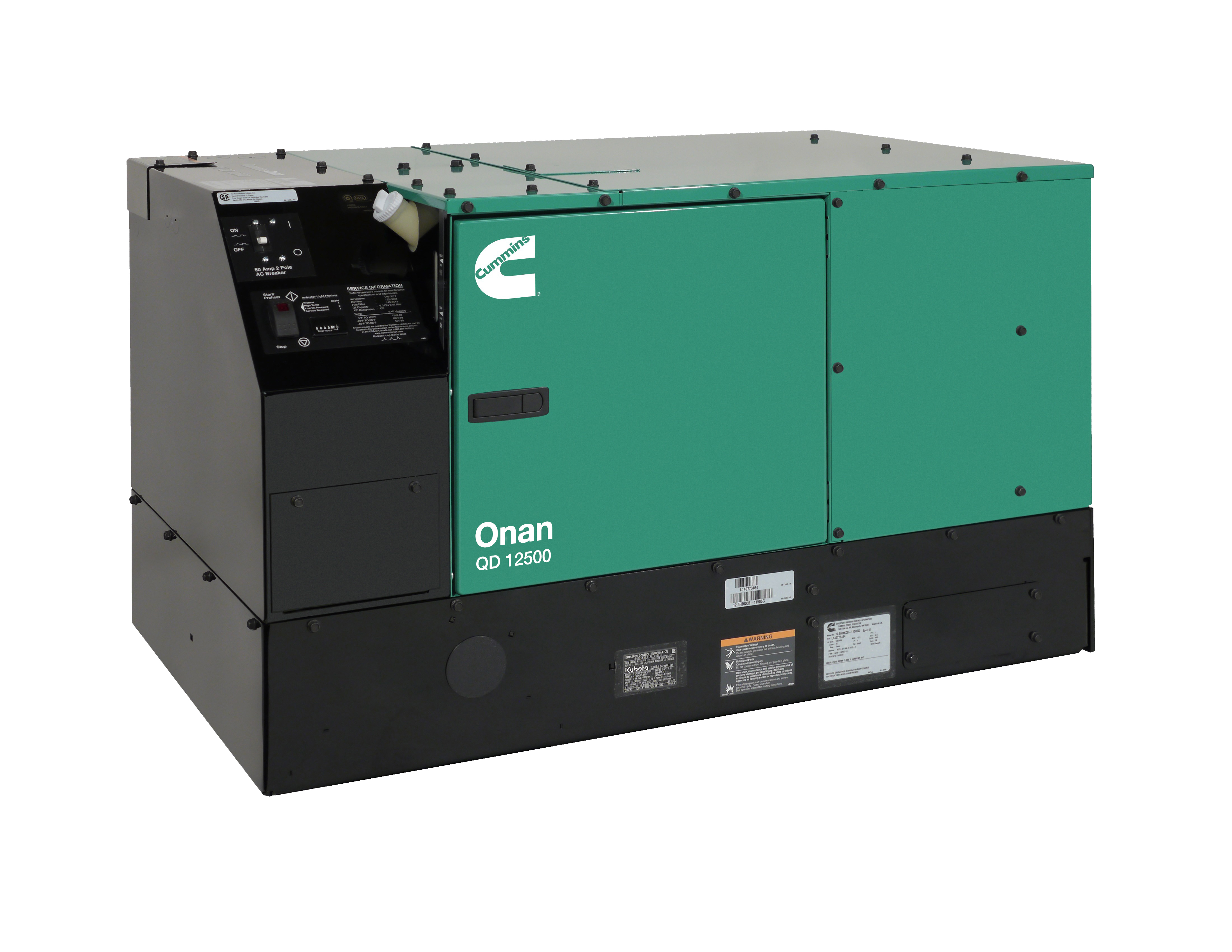 Cummins Onan RV QD 12500 Diesel 120/240V | 12.5HDKCB-11506